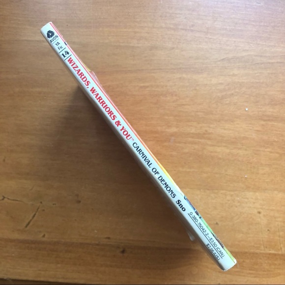 Wizards Warriors & You Book 14 Carnival Of Demons RPG Sno Cover Crease Bent Page - Picture 7 of 16